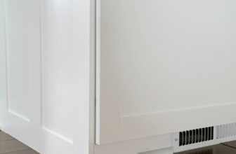 How to Update Basic Cabinets With DIY Furniture Fe...