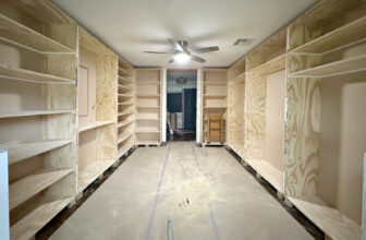 Closet Progress – The Basic Build Is Finishe...