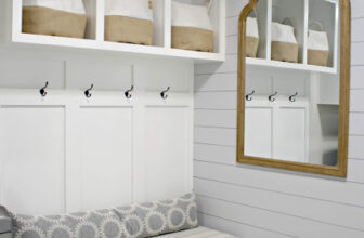 DIY Sliding Shoe Storage for the Mud Room | Thrift...