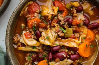 Best Ever Beef and Cabbage Soup