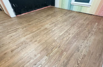 The Bedroom Suite Floors Are Sanded And Stained!