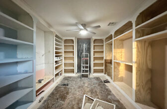 Walk-In Closet Progress: Redoing Shelves And Addin...
