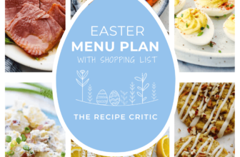 The PERFECT Easter Dinner Menu Plan