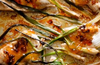 Apricot Chicken with Charred Scallions Recipe