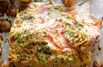 Sheet Pan Salmon with Dill Potatoes Recipe
