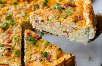 Gluten Free Hash Brown Crust Quiche Recipe