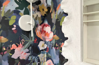 Walk-In Closet Progress – Wallpaper, Sconces...