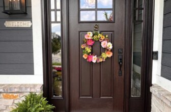 How to Stain a Fiberglass Door {To Look Like Wood!...