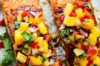 Easy Mango Salsa Salmon | The Recipe Critic