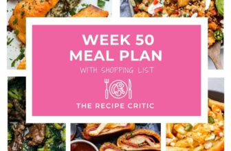 Weekly Meal Plan #50 | The Recipe Critic