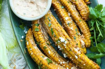 Elote-Style Corn Ribs In the Air Fryer or Oven