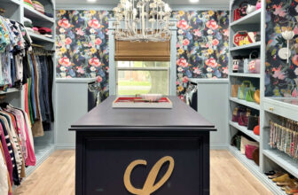 My Finished Walk-In Closet With Laundry Area ̵...