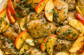 Apple Cider Chicken Thighs | Easy Fall Dinner