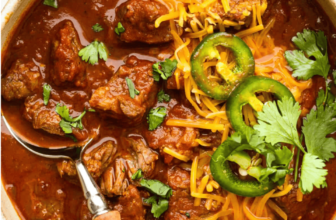 Texas Chili Recipe | Classic No Bean Beef Chili