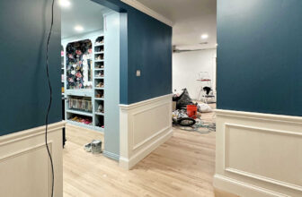 The Bedroom Foyer Has Color!