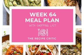 Weekly Meal Plan #64 | The Recipe Critic