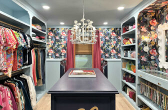 Adding Colorful Curtains To My Walk-In Closet Wind...