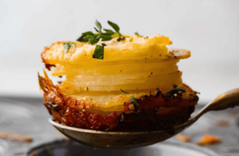 Crispy Cheesy Potato Stacks (Easy Side Dish)