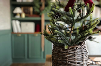 My Moody Office Decorated for Christmas {& Ou...