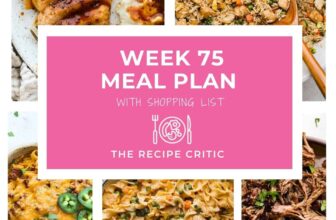 Weekly Meal Plan 75: Five Easy Family Dinners