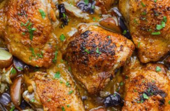 One Pan Irish Chicken with Cabbage Potatoes and Ba...