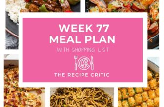 Easy Weekly Meal Plan for Busy Families