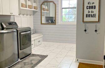 DIY Laundry/Mud Room Refresh {Adding Classic Chara...