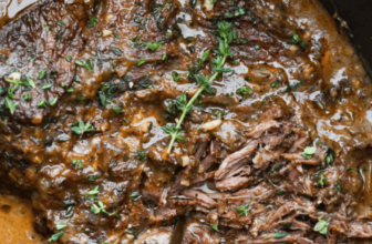 Fall Apart Horseradish Pot Roast (Slow Cooker)
