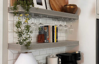 How To Easily “Paint” Your Dark Tile Grout for...