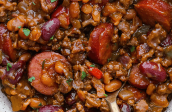 Loaded Baked Beans (Easy BBQ Side Dish with Bacon)