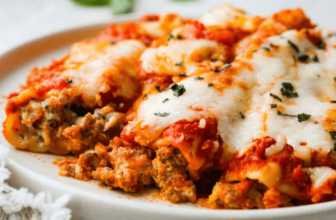 Sausage Manicotti Recipe with Ricotta and Marinara