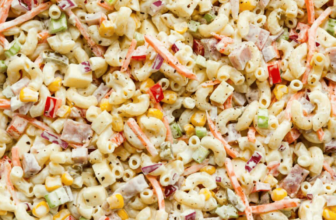 Mexican Macaroni Salad Elote Style Creamy Corn Pas...