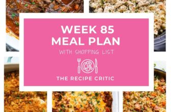 Easy Weekly Meal Plan Simple Family Dinners with G...