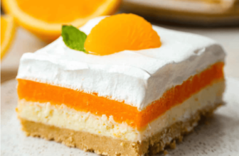 Orange Creamsicle Lush (No Bake Summer Dessert)