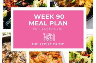 Weekly Meal Plan #90 + Free Printable Shopping Lis...