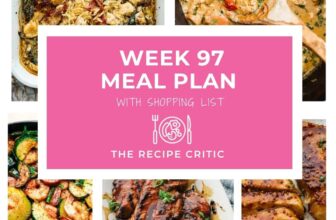 Weekly Meal Plan #97 | The Recipe Critic