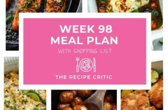Weekly Meal Plan #98 | The Recipe Critic