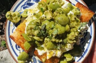 Smashed Olives with Burrata Recipe
