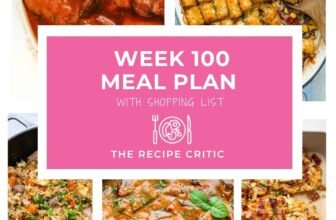 Weekly Meal Plan 100 | The Recipe Critic