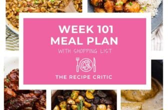Weekly Meal Plan #101 (Easy Family Dinners)