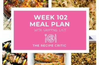 Easy Weekly Meal Plan with 5 Family Dinner Ideas