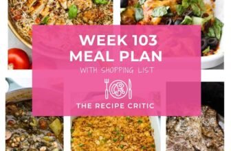 Weekly Meal Plan #103 (5 Easy Family Dinners)