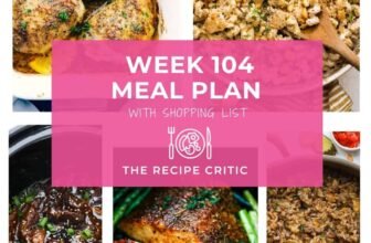 Weekly Meal Plan #104 (5 Easy Family Dinners)