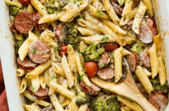 Creamy Sausage Pasta Bake | The Recipe Critic